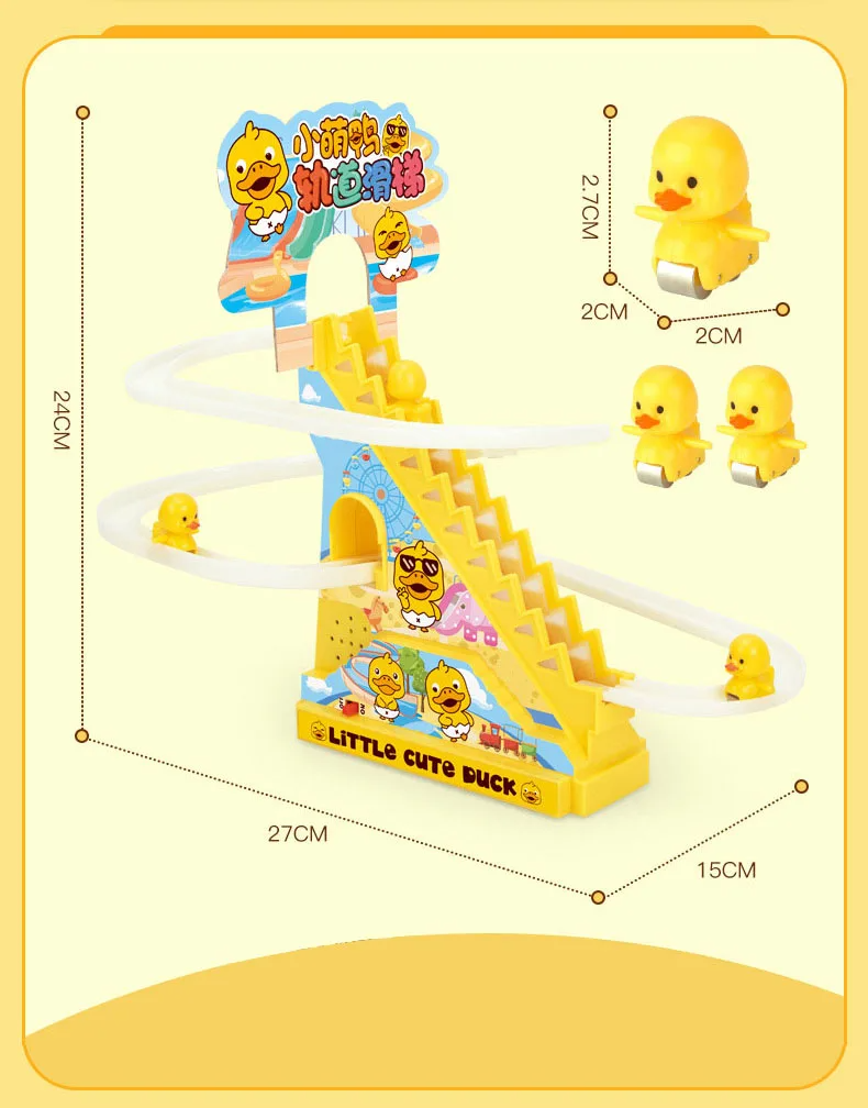 Children's Duck Track Musical Slide