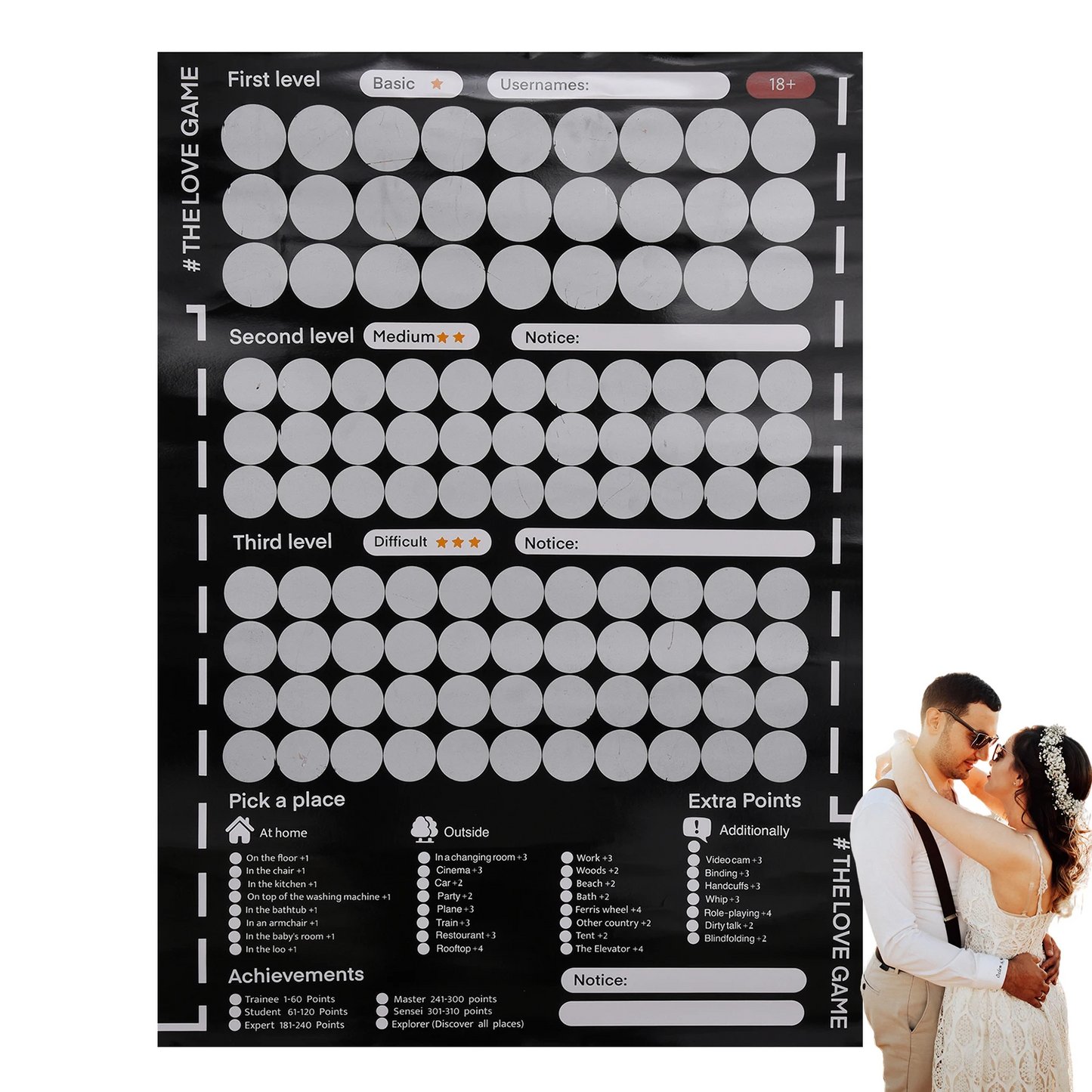Couple's Adventure Scratch-Off Game