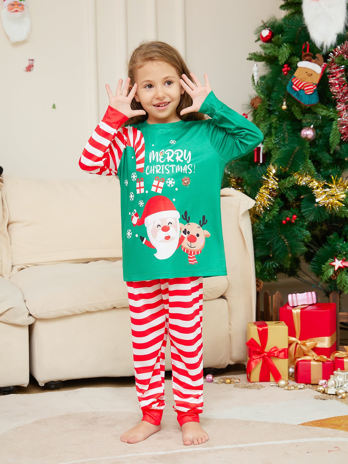 Merry Xmas Family Set Matching Outfits