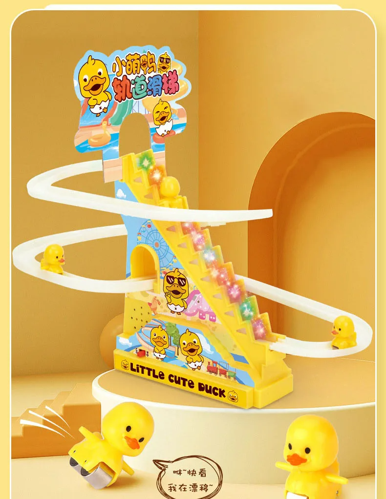 Children's Duck Track Musical Slide