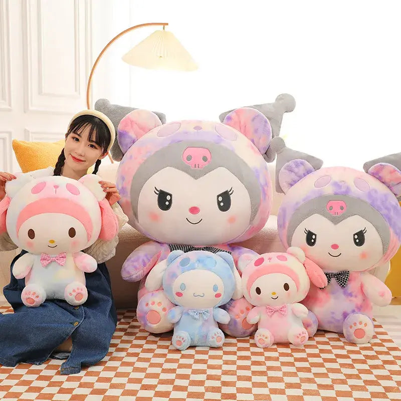 Kawaii Anime Plush Toys Kuromi, My Melody, Cinnamoroll,