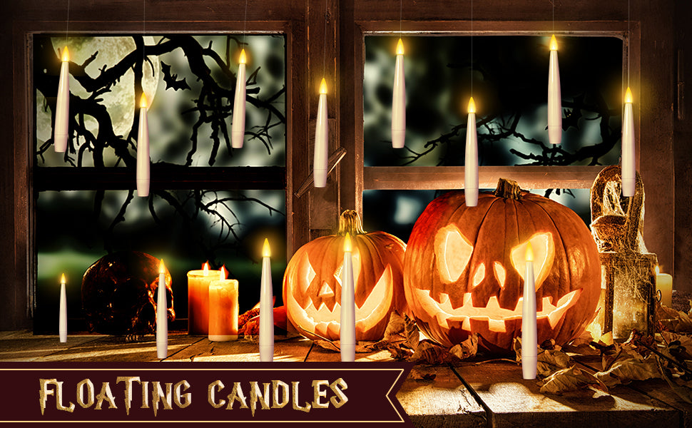 Enchanted Lumos Candles with Wand