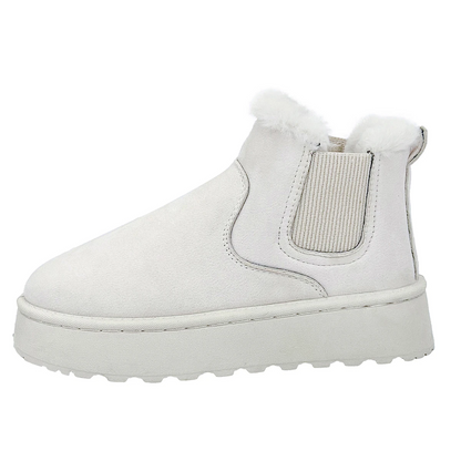 Rutschfeste Damen-Stiefelette mit dicker Sohle