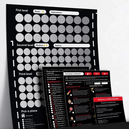 Couple's Adventure Scratch-Off Game