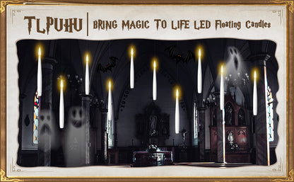 Enchanted Lumos Candles with Wand