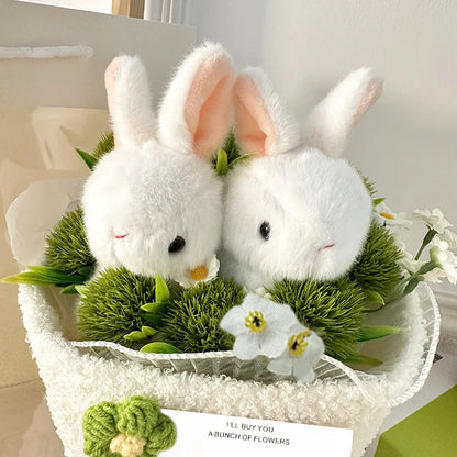 Bunny Doll Plush Flower Bouquet