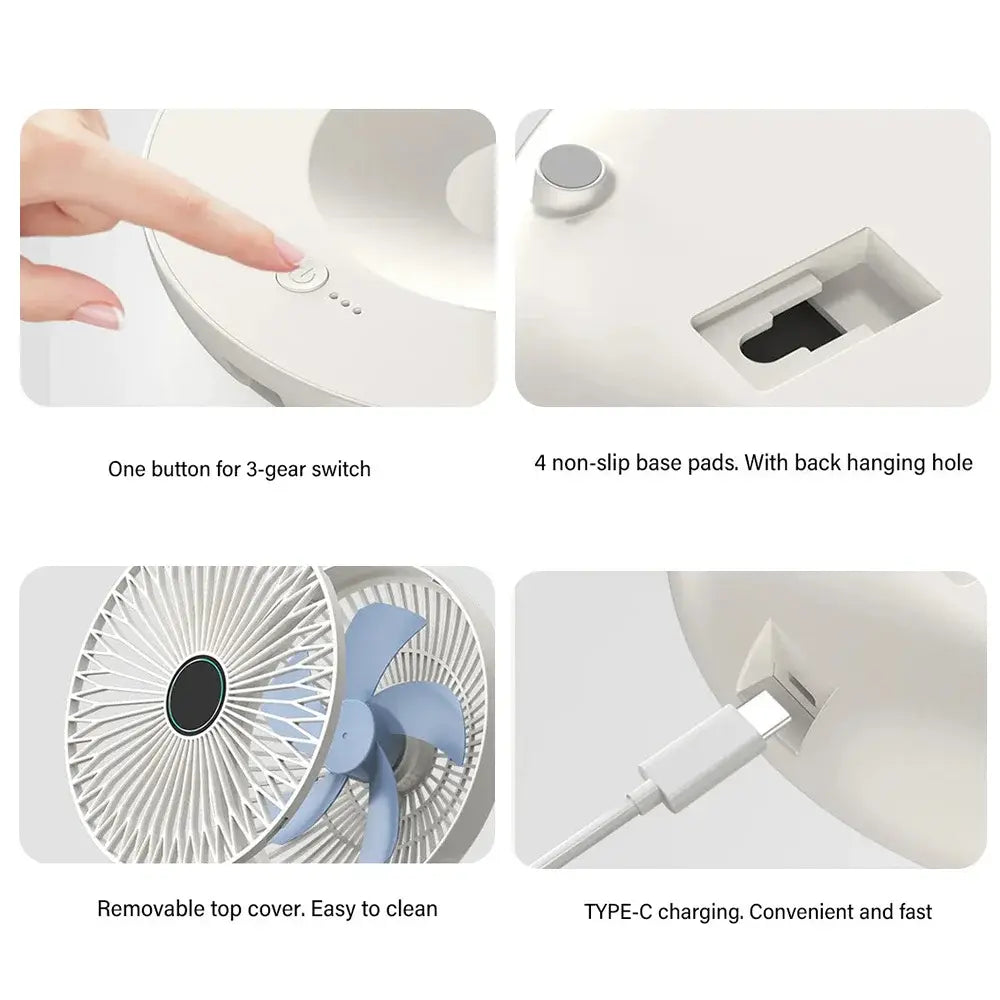 Folding Wall-Mounted Fan