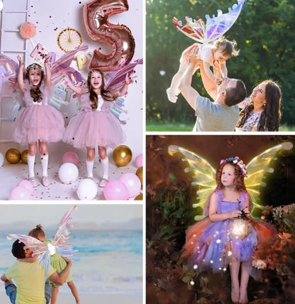 Electric Butterfly Wings With Music Lights